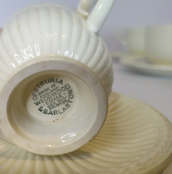 Wedgewood Eturia Barlaston Edme Demitasse Cup And Saucer, 1930's